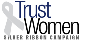 Trust Women - Silver Ribbon